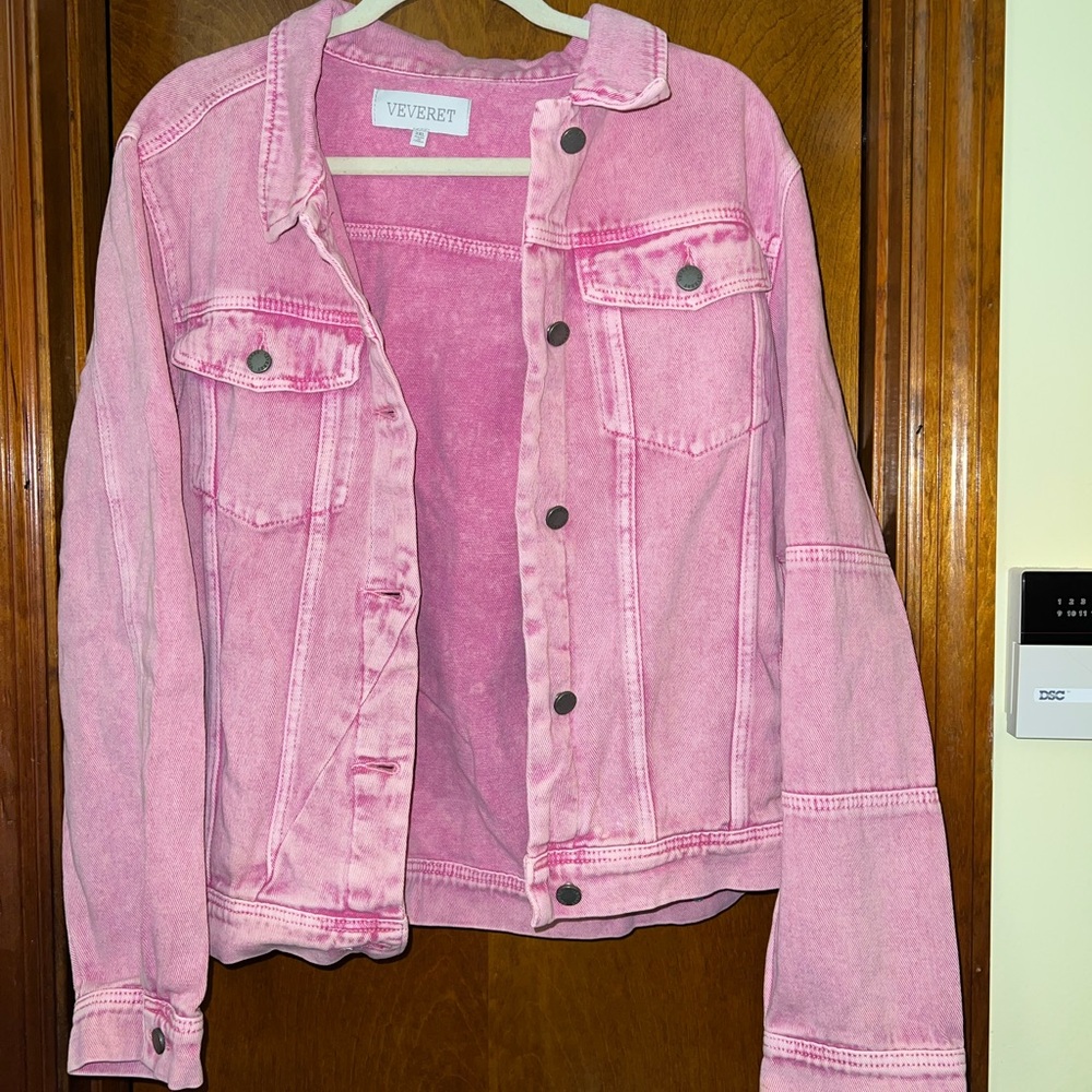 Pink Denim Jacket 3x BNWOT